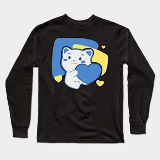 Hearts for cat Long Sleeve T-Shirt